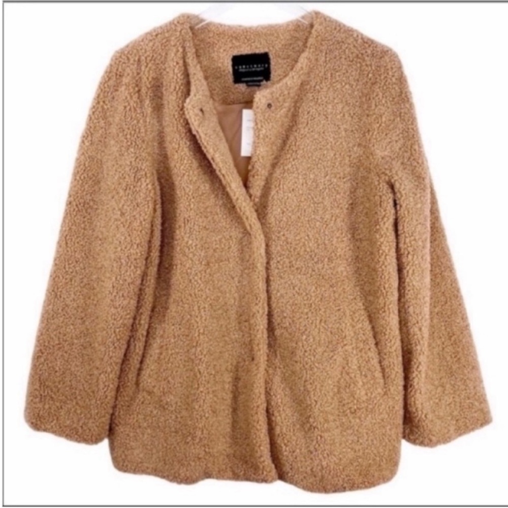 SANCTUARY teddy lined coat NEW tan